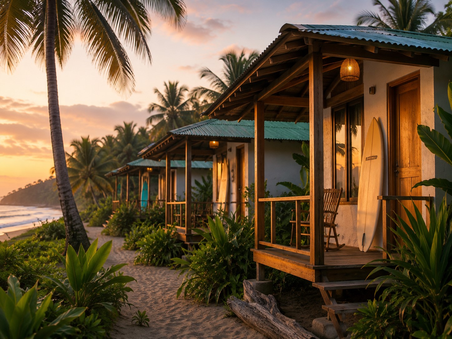 Surf camp bungalow